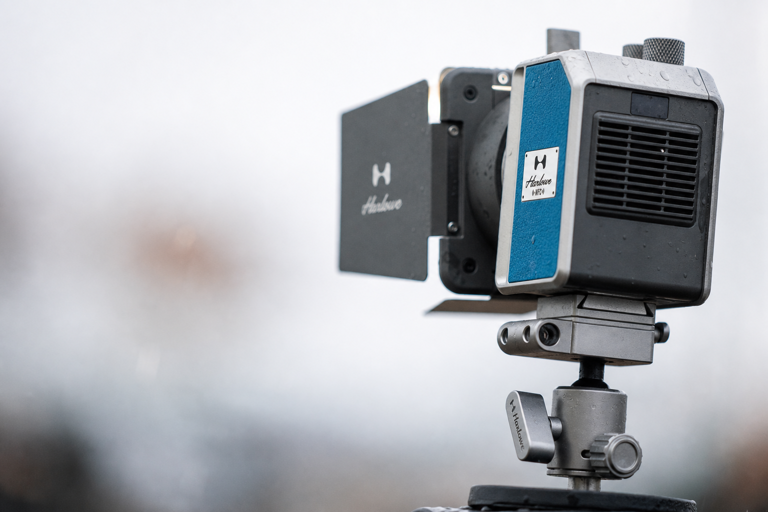 Harlowe Mini II-X V-mount ballhead adapter setup