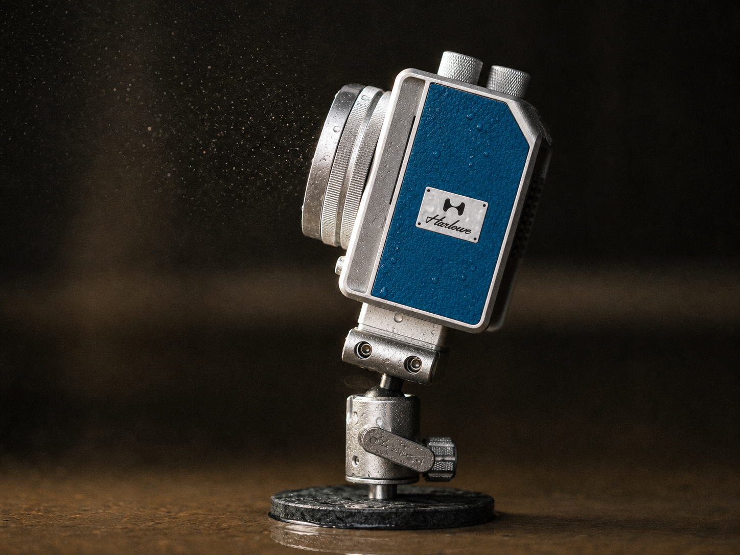 Harlowe Mini II-X light demonstrating IP54 water resistance