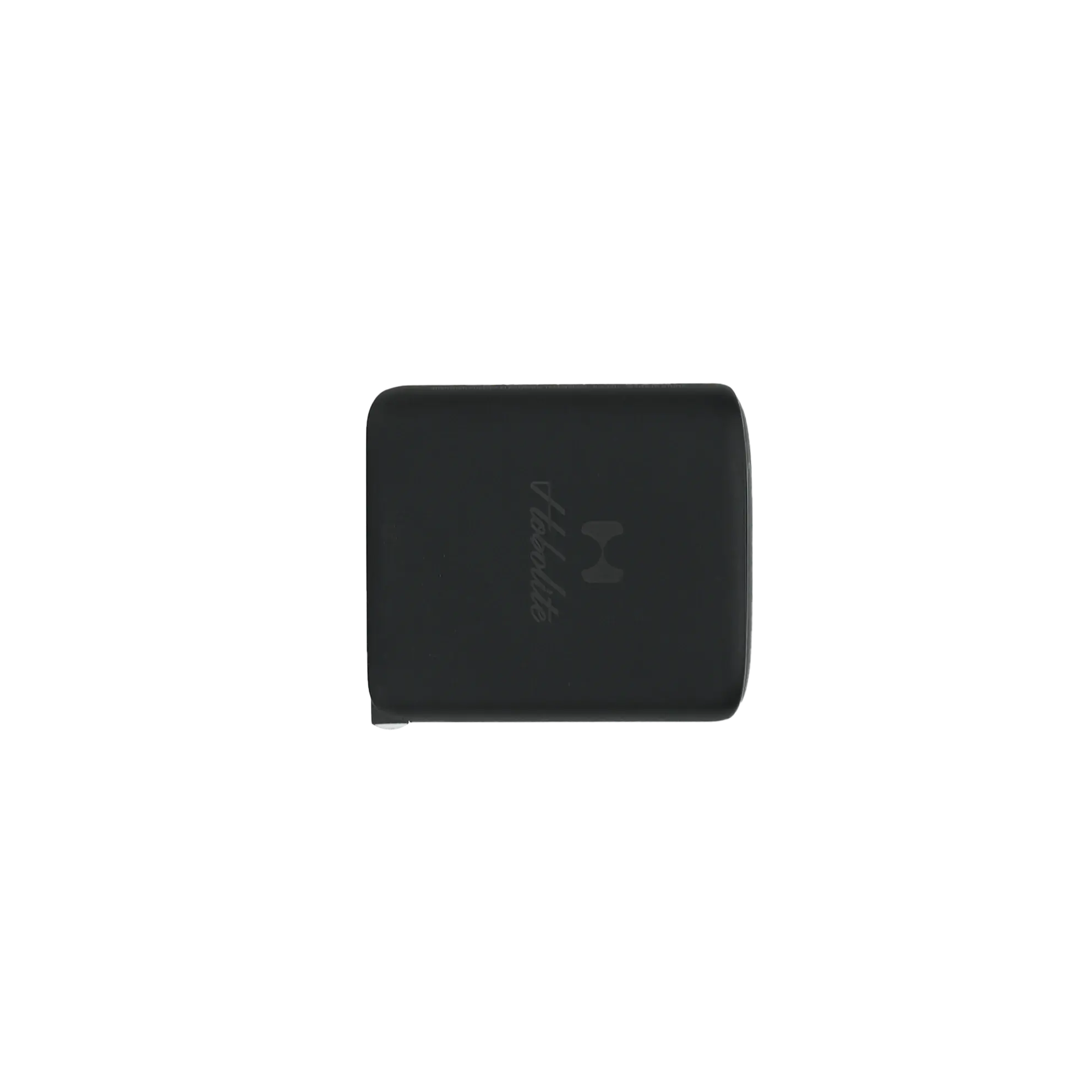 Black Hobolite 65W PD adapter with embossed logo, used for product appearance on e-commerce.