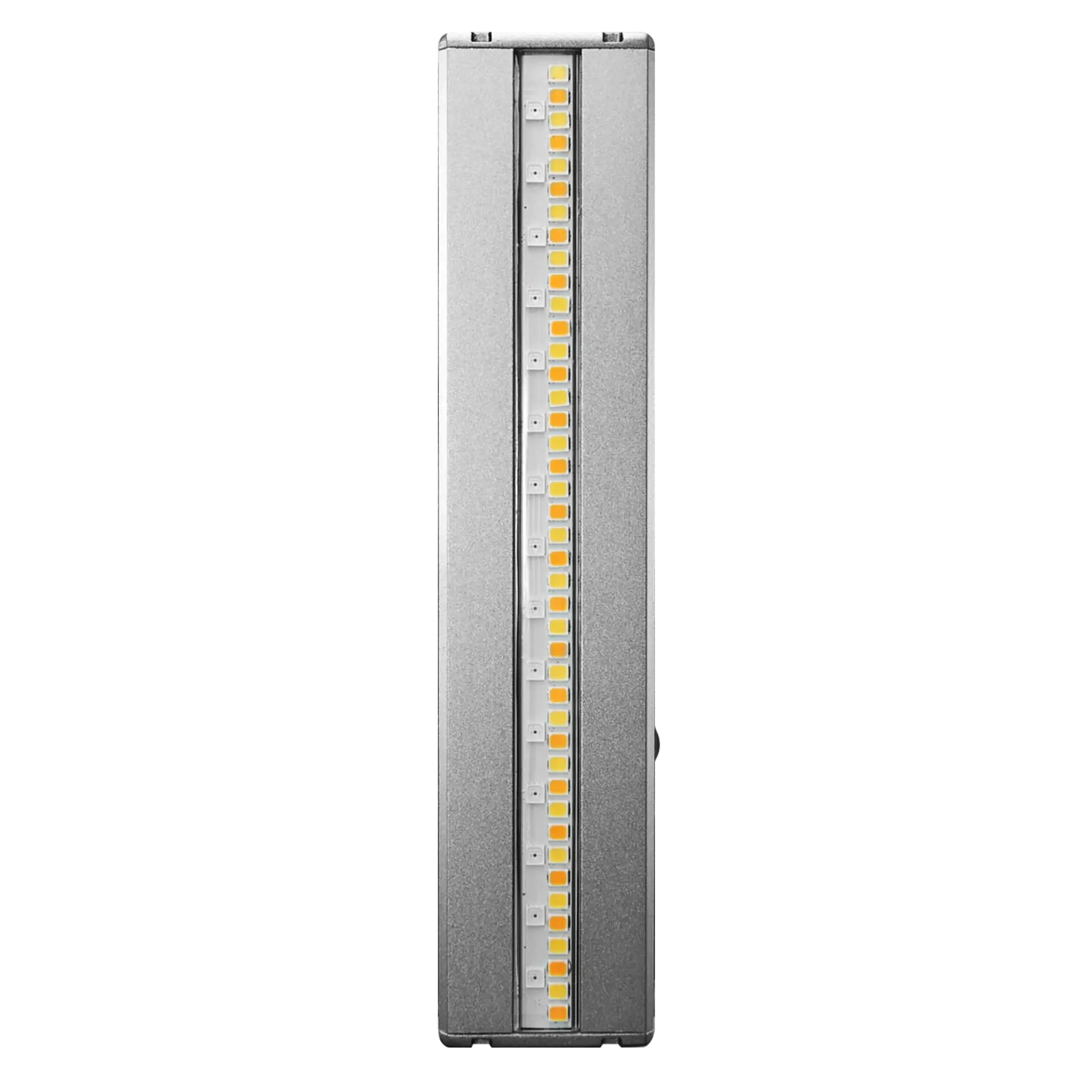 Harlowe Blade 5 Bi-Color & RGB Tube Light with yellow and white LEDs, showcasing professional lighting capabilities.