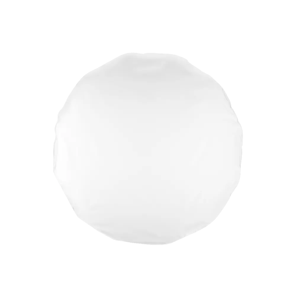 Harlowe Deep Softbox Lighting 30in, white circular fabric modifier with diffused surface on black background.