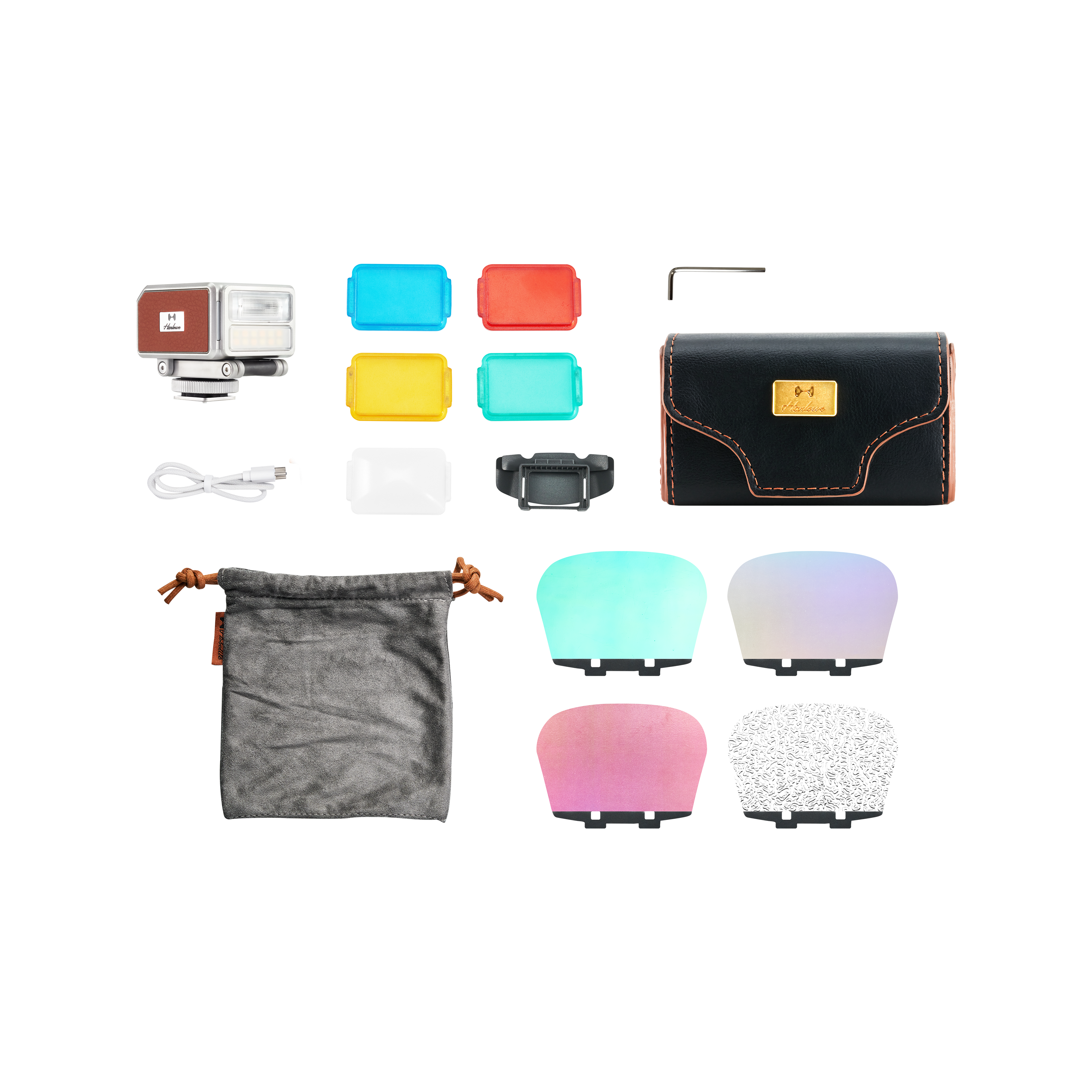 Harlowe Pocket Flash Creator kit component and accessory image