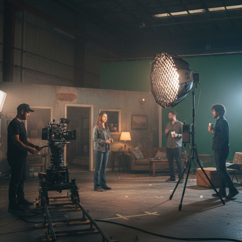 Pro 300W Spectra RGBCW Studio Light Kit for Photo & Video