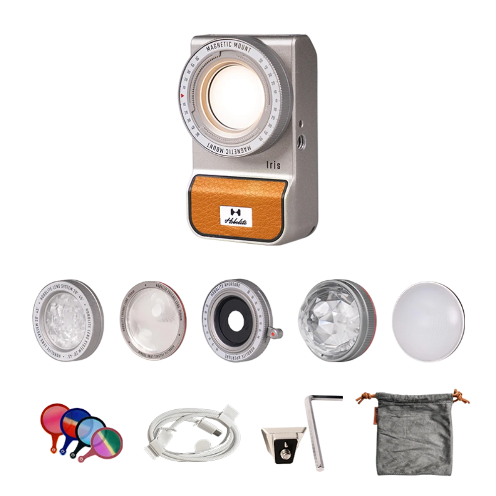 Iris 5W Compact Continuous LED Light Kit for Content Creation