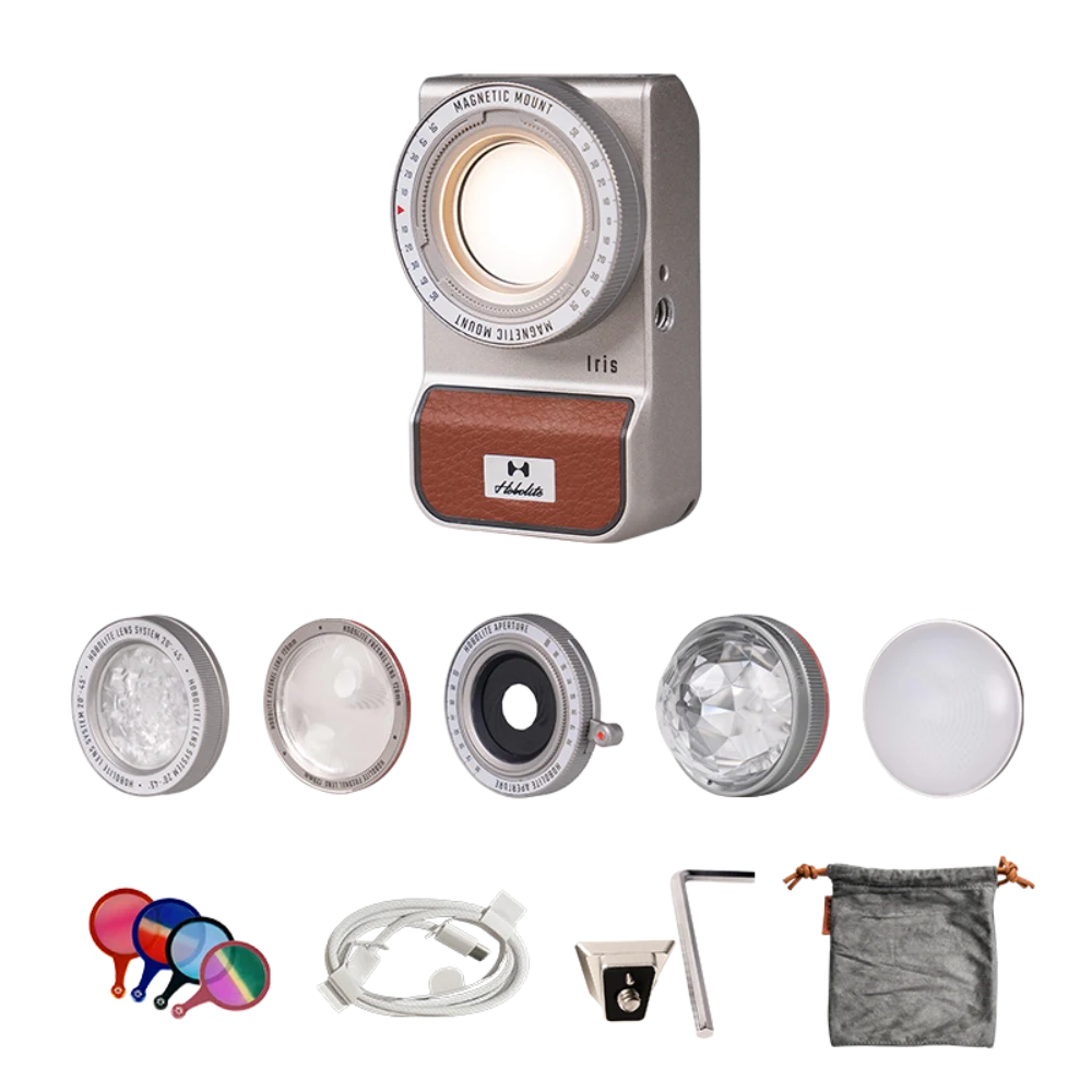 Iris 5W Compact Continuous LED Light Kit for Content Creation