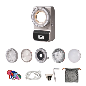 Iris 5W Midnight Continuous LED Light Kit for Content Creation