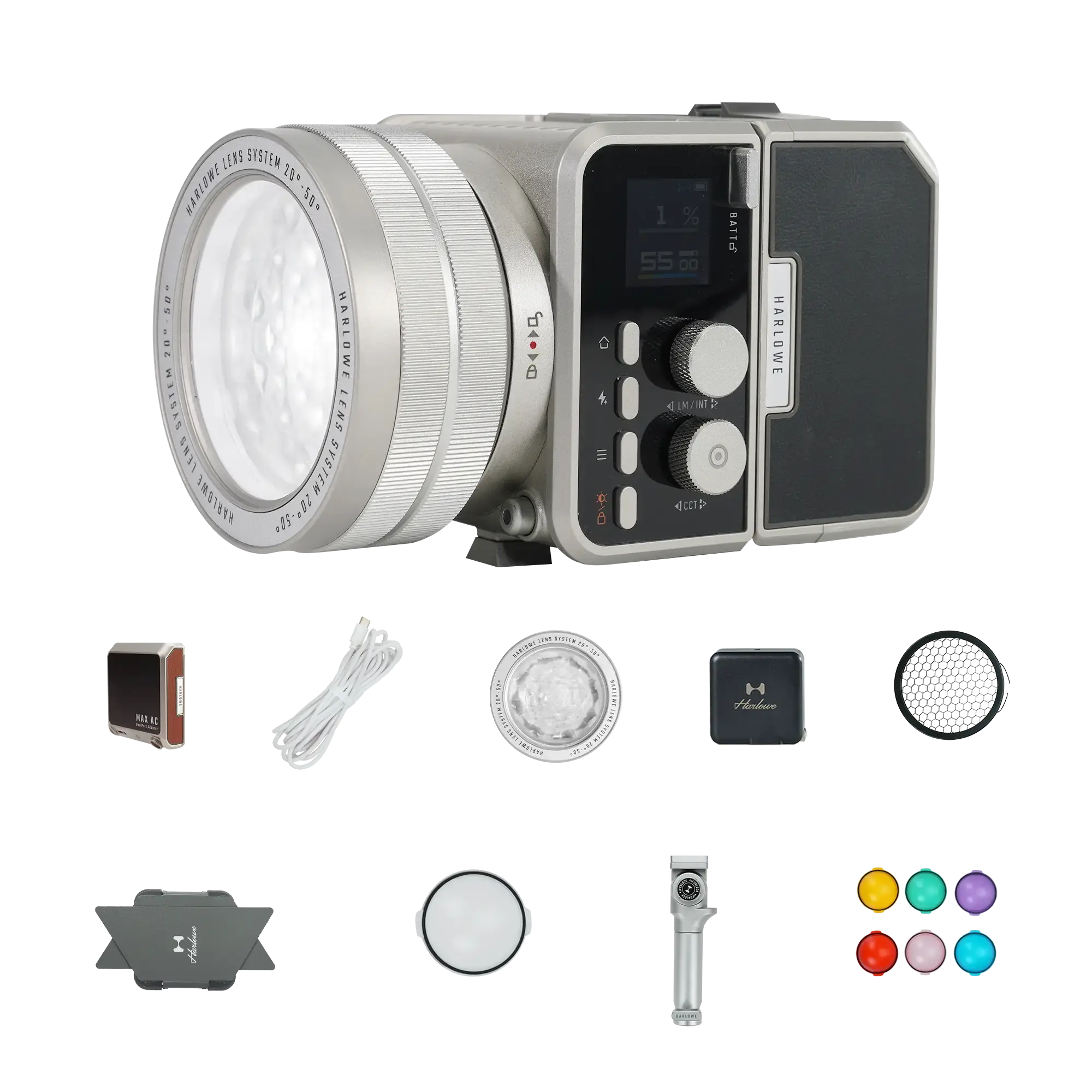Harlowe Mini Max 40W LED Photography Light Kit 
