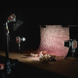 20W Bi-Color LED Video Photo Lighting Kit with V-Mount Battery