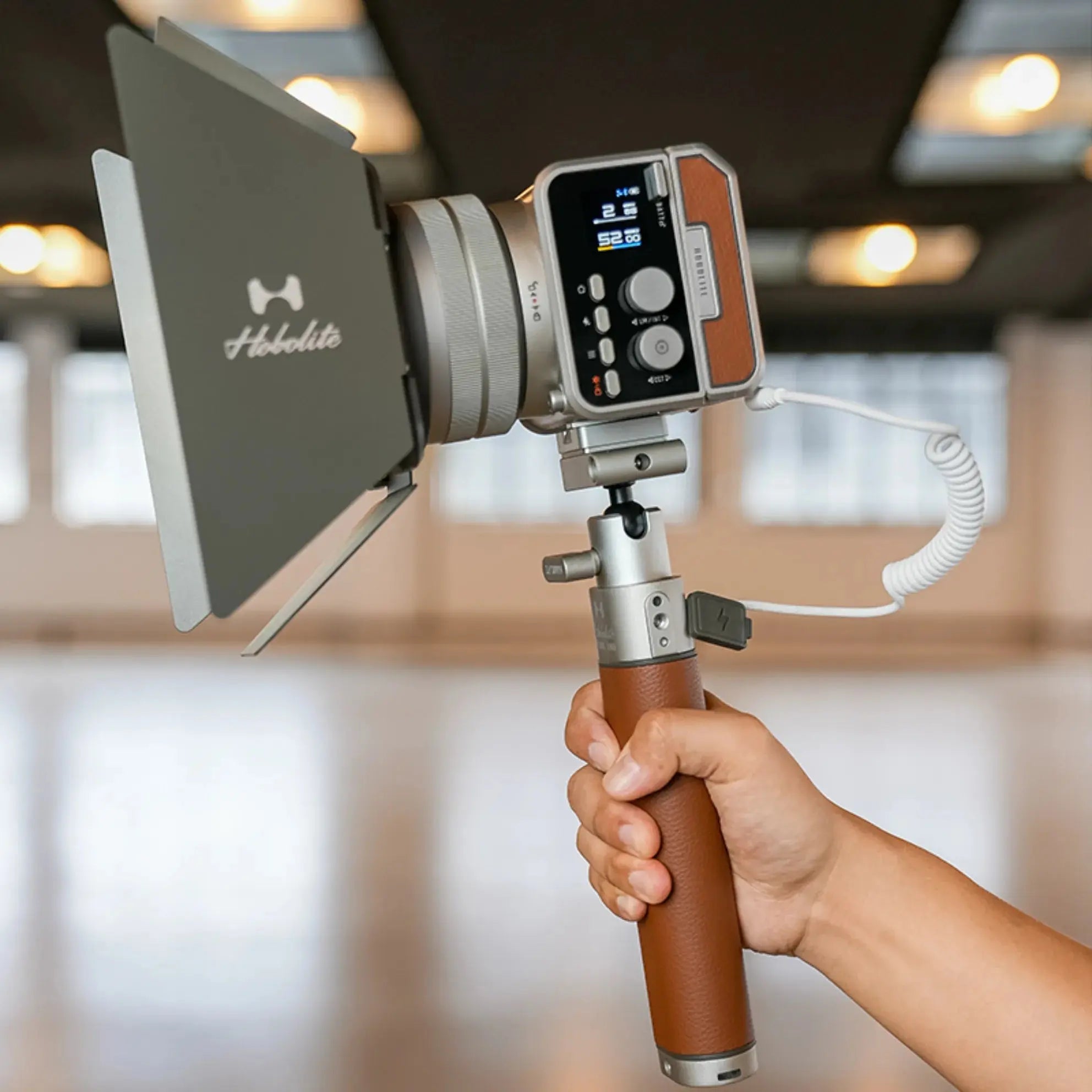 Hobolite LiteDock Power Bank Handle with Ballhead Hobolite
