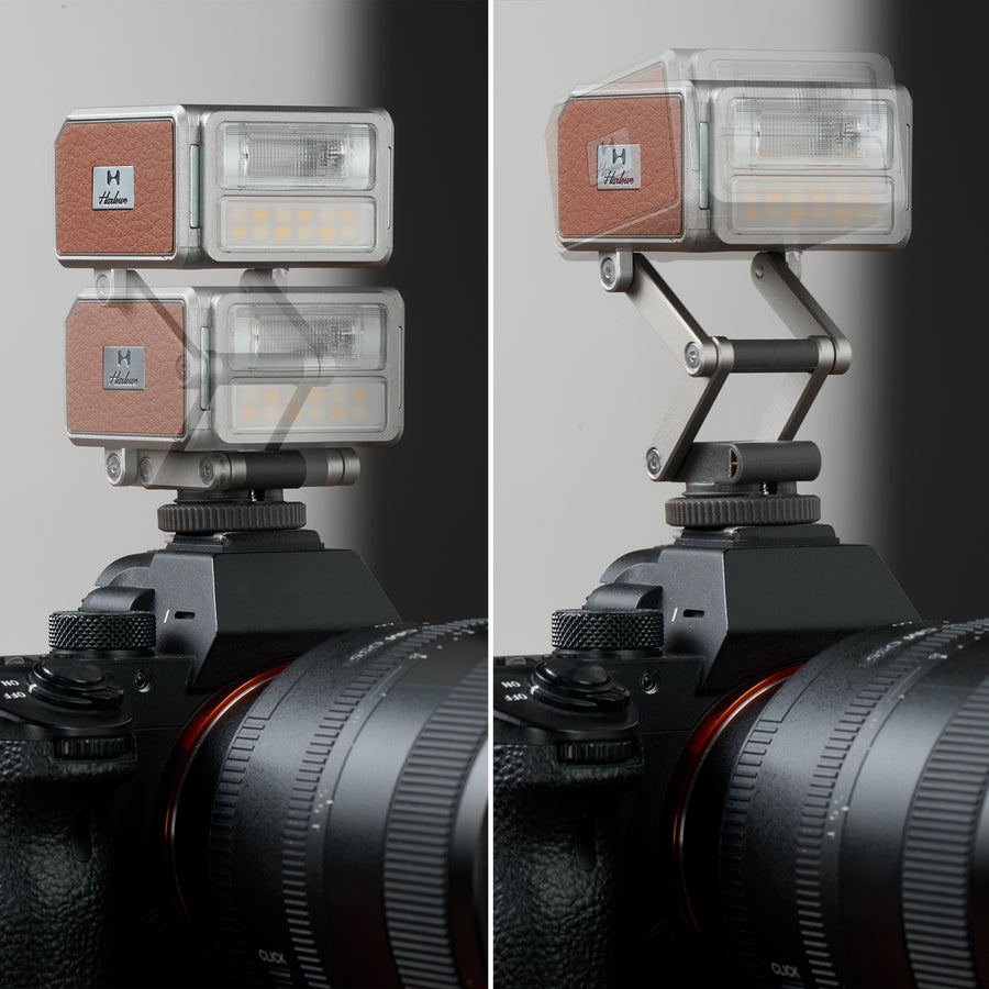Pocket Flash used for hybrid photo and video