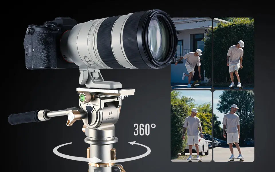 Silent 360° Pan with Pro-Level Control