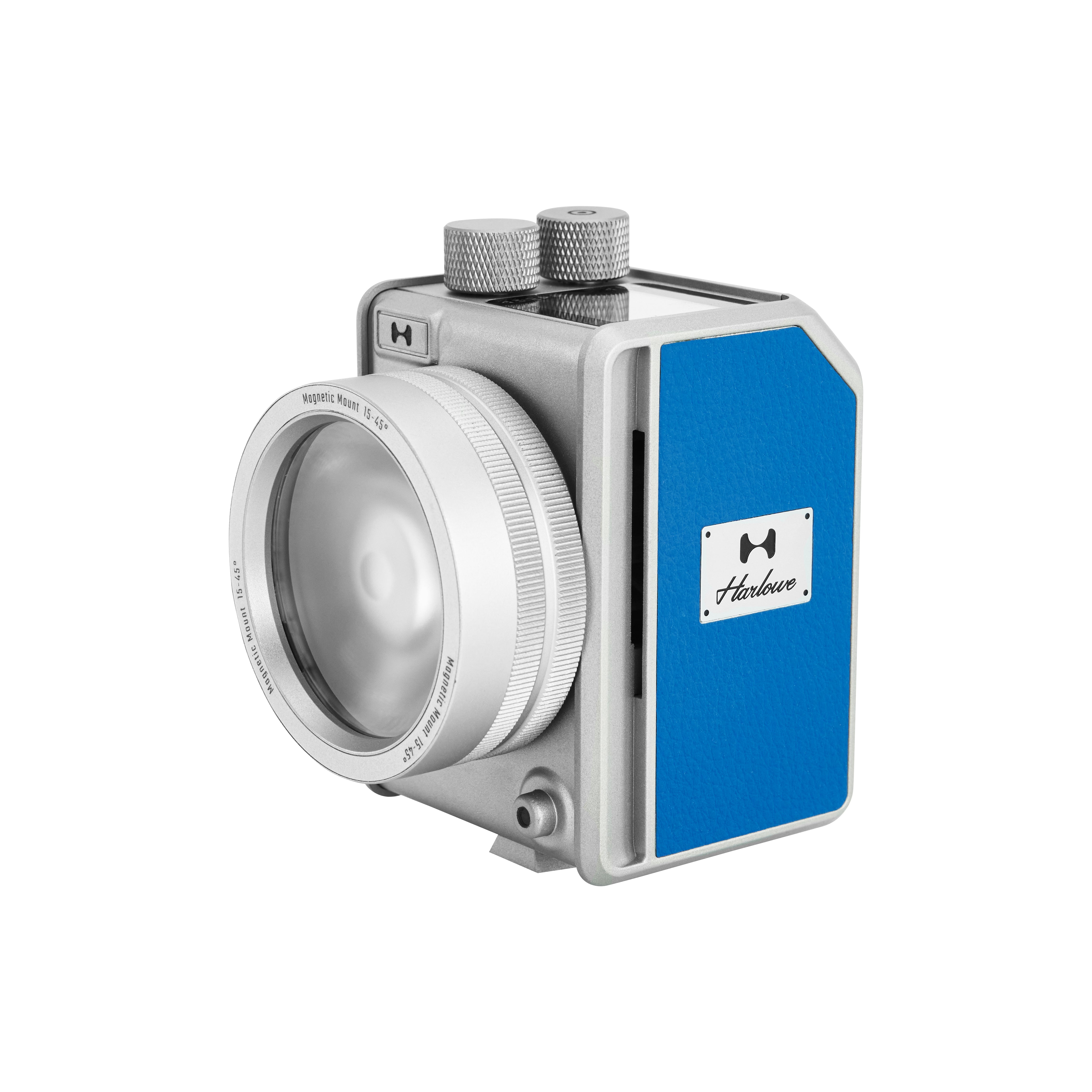 Harlowe Mini II-X 20W Creator Kit rear body and controls angle on white background.