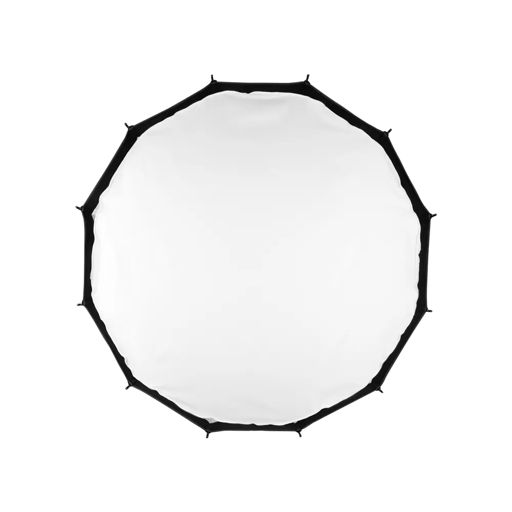 Harlowe Shallow Quick Release Softbox lighting, multi-sided circular diffusion panel, 24in 36in 47in.