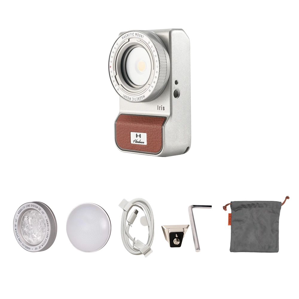 Iris 5W Compact Continuous LED Light Kit for Content Creation