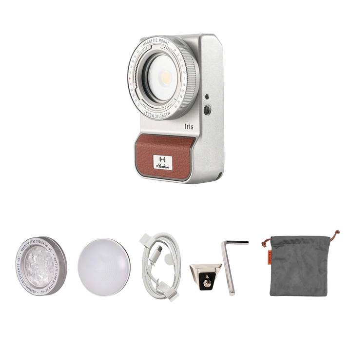 Harlowe Iris 5W Continuous Content Creator Light Kit portable LED lighting for clean balanced social media video setup