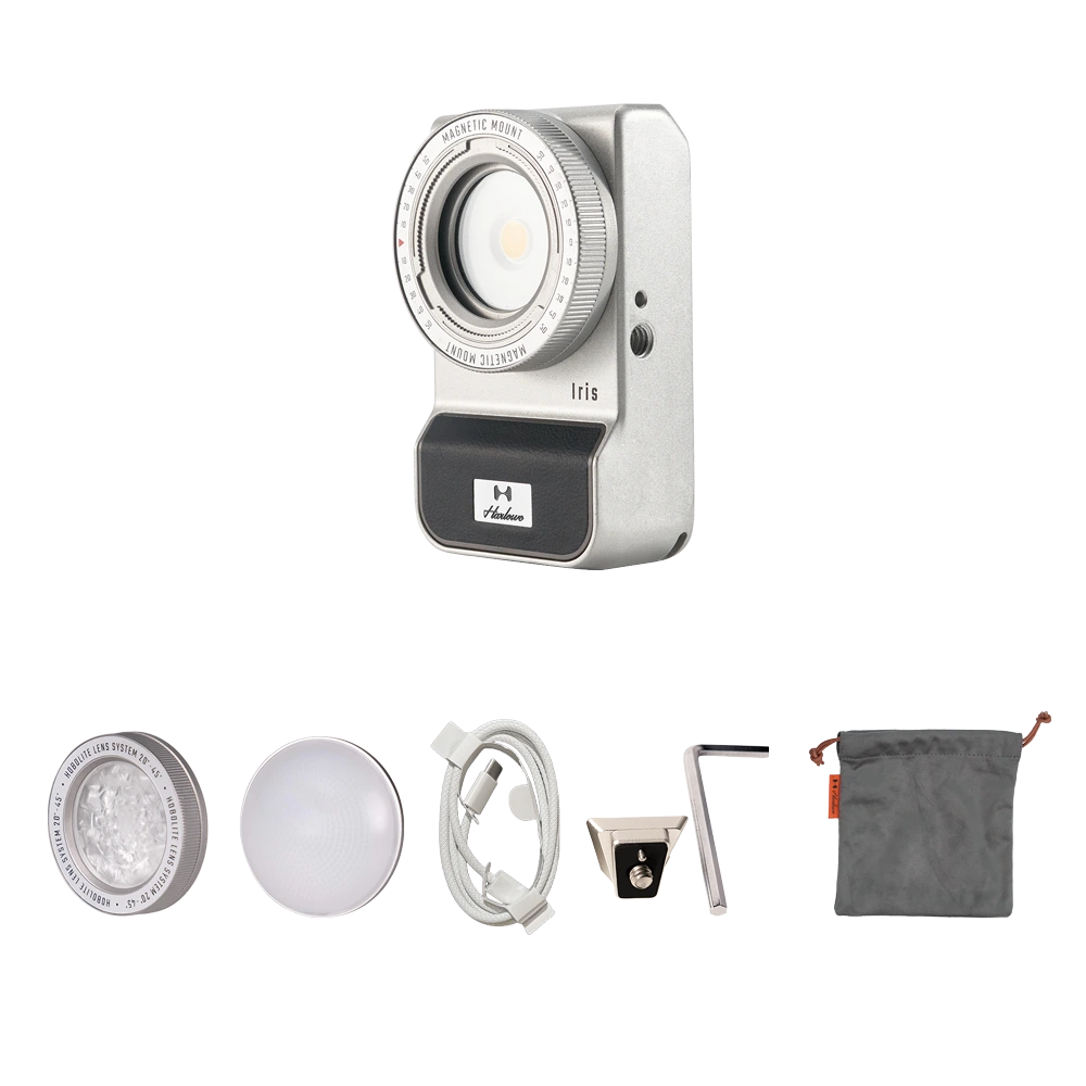Iris 5W Midnight Continuous LED Light Kit for Content Creation