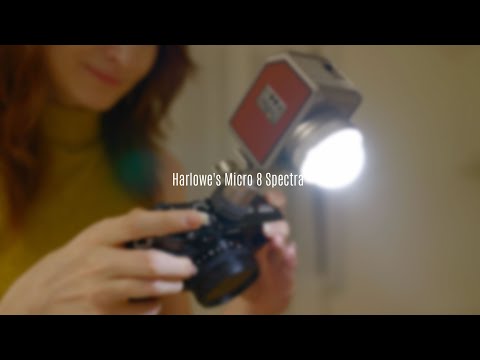 Harlowe Micro 8W Spectra RGBCW Portable Continuous LED Light Kit