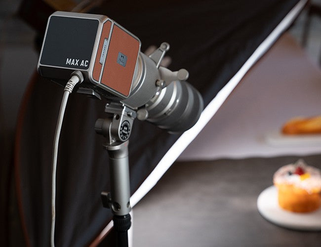 Food and product scene lit with Max 120W as a controlled key light